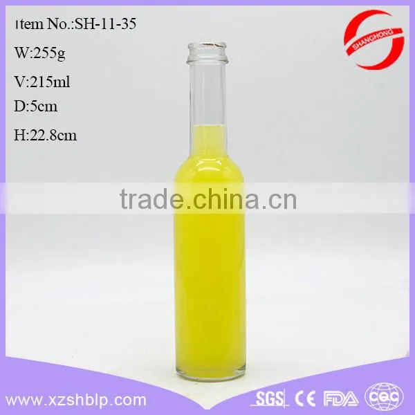 2016 New Style Soft Drink Wide Mouth Glass Beverage Bottle With Metal Lids photo-3