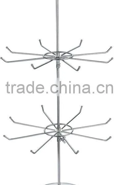 Chrome Metal Display Stand Rack Holder photo-2