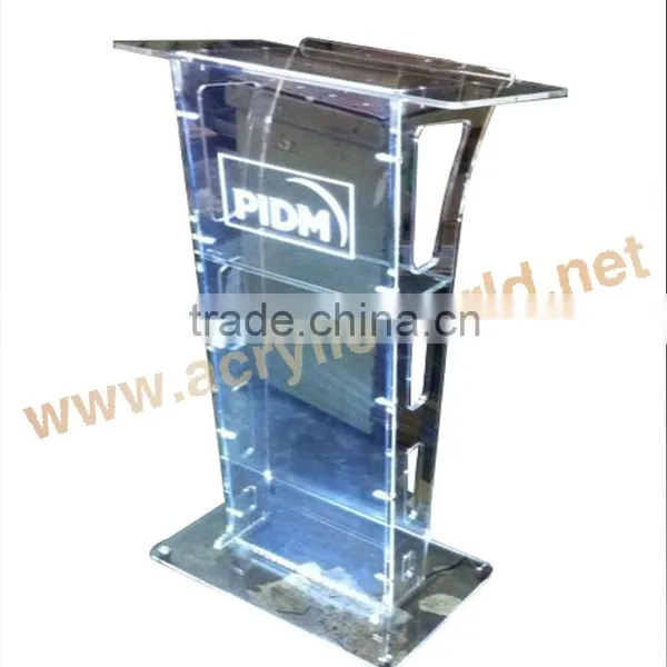 Square Clear Acrylic Lectern Stand/podium Stand/rostrum Stand photo-3