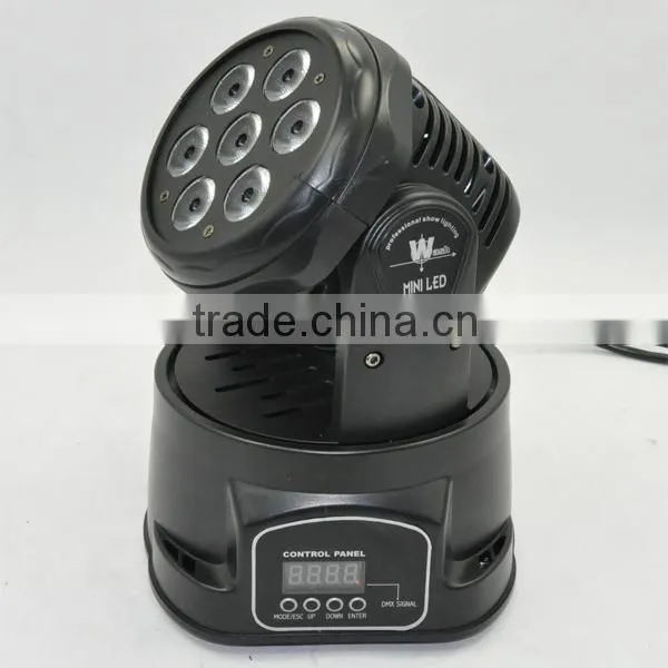 7*10W Led 4-in-1 RGBW Mini Moving Head Wash Light for Disco/dj/club/party photo-5