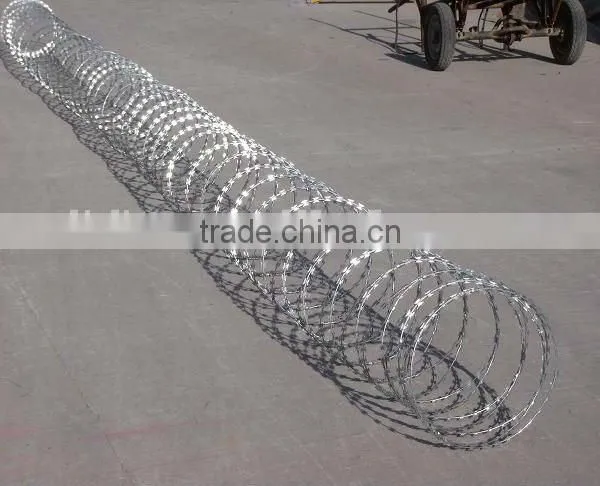 BTO-18 Razor Barb Wire Hot Dipped Galvanized Technology