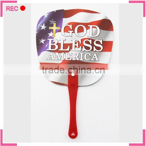 Manual Hand Fan Custom Printed, Custom Plastic Hand Fan photo-3