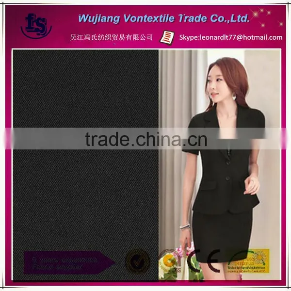 China Manufacture Supply 150d 3/1 FDY Twill Spandex Fabric /4 Way Strech Elastic Fabric for Business Wear,garment,etc