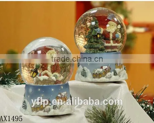 Resin Christmas Craft, Santa Claus Resin Christmas Craft, Snow Globe Resin Christmas Craft photo-4