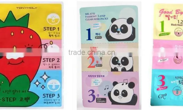 Blackhead Acne Removal Activated Carbon 3 Steps Mask Set Perfectly Blackhead Removel photo-3