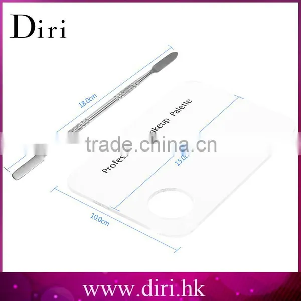 Professional Stainless Steel Cosmetic Makeup Mixing Palette With Spatula photo-4