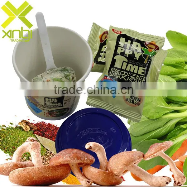 Savory Freeze Dried 6g Cup Packed Seafood Flavour Instant Mushroom Soup photo-6