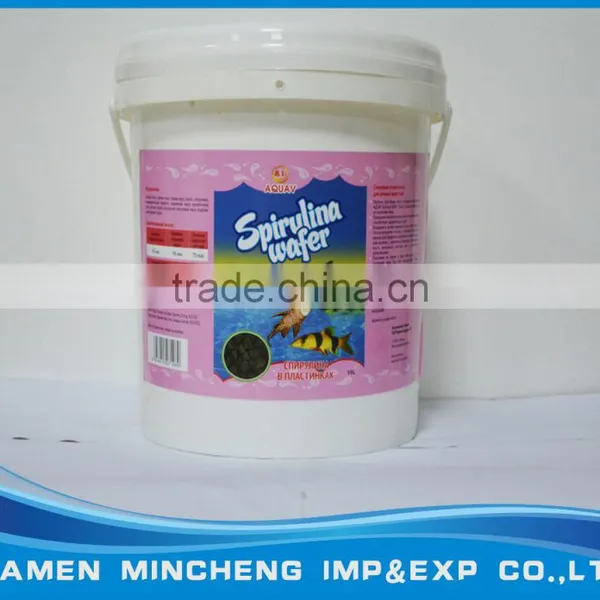 Fish Food Spirulina Wafer for Sale in Bucket 10L
