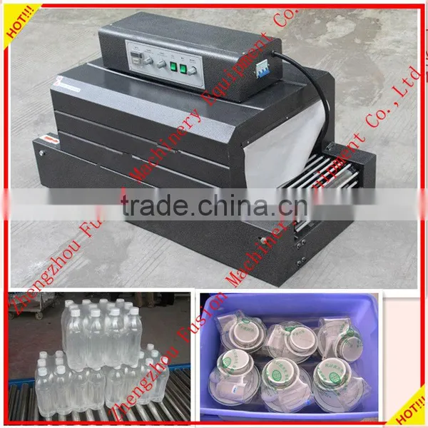 Bottle packing Semi-Automatic Sleeve Wrapper and PE Film shrink packaging machine