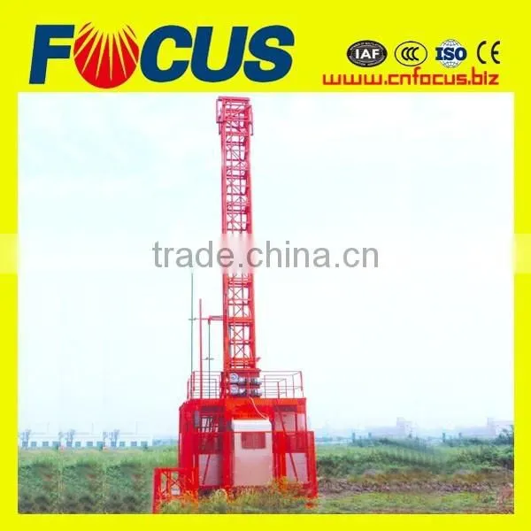 China SC200/200 Gear Rack Lift With 2ton Cage Machine Construction in Negeria photo-3