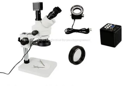 New arrivals VGA Video Camera 7-45X Trinocular stereo microscope for Phone Logic Board Repair