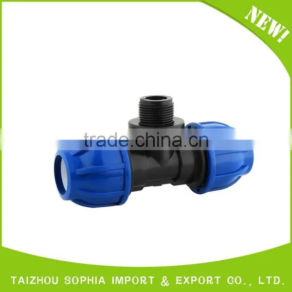 Water Irrigation Fittings PP Compression Quick Female Female Coupling photo-2