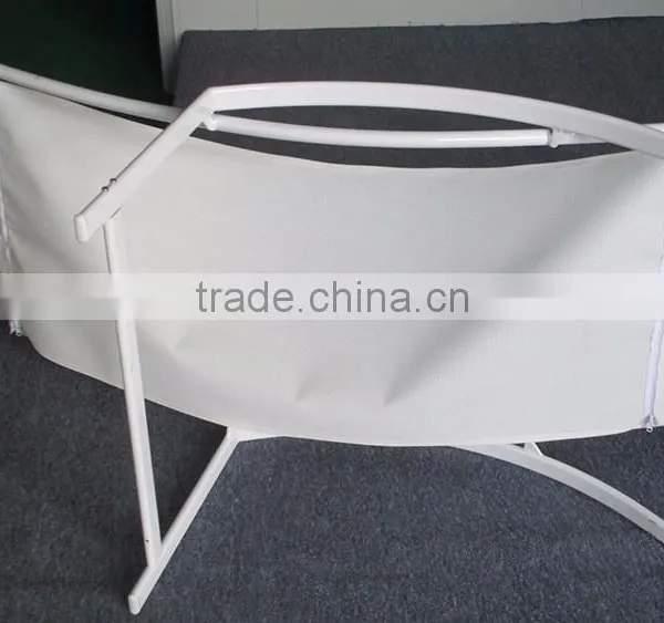 Outdoor Furniture Stackable Aluminium Mesh Lounge Chair photo-4