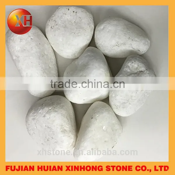 Natural Quartz White Pebble Stone for Garden Cheap photo-3