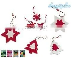 15082002 Beautiful Felt Snowflake Christmas Tree Hanging Decoration photo-3