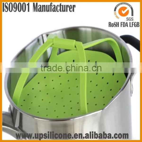 High Quality Silicone Drain Basket Silicone Steamer Basket photo-3