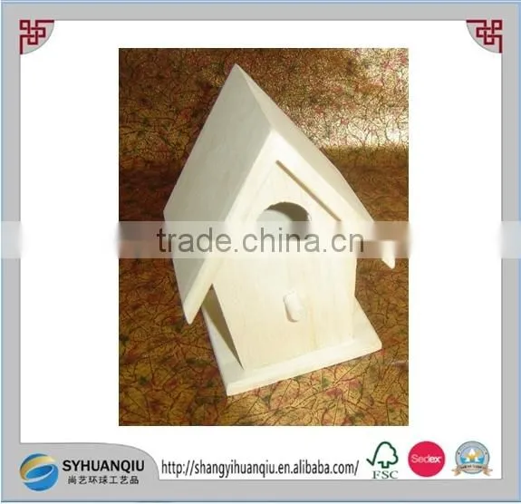 Small Handmade Wooden Bird Cage for One Bird photo-3