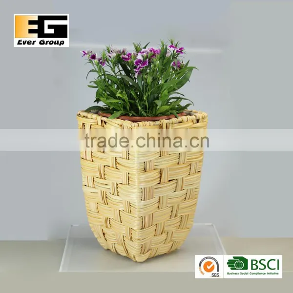 Plastic Flower Hanging Baskets Handmade for Garden Plant photo-4