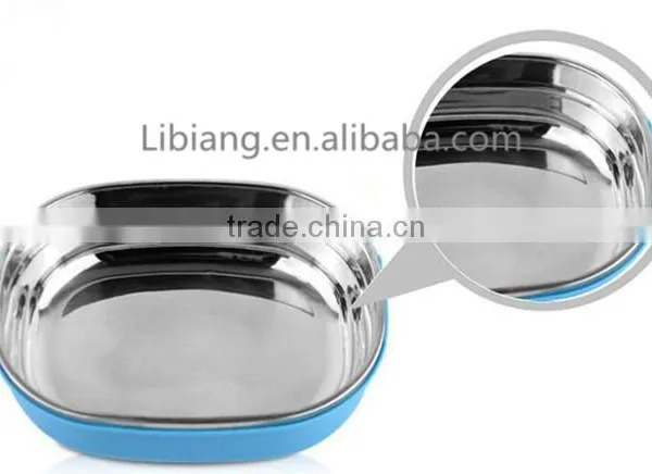 Wholesale Three-layer Stainless Steel Lunch Box and Practical Messtin in Three Color photo-4