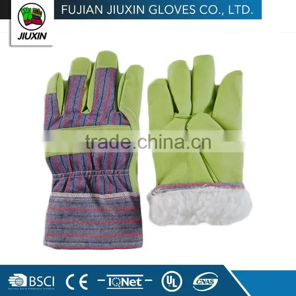 JX68A114 Multipurpose Different Colors Yellow Full PVC Impregnated Gloves photo-5