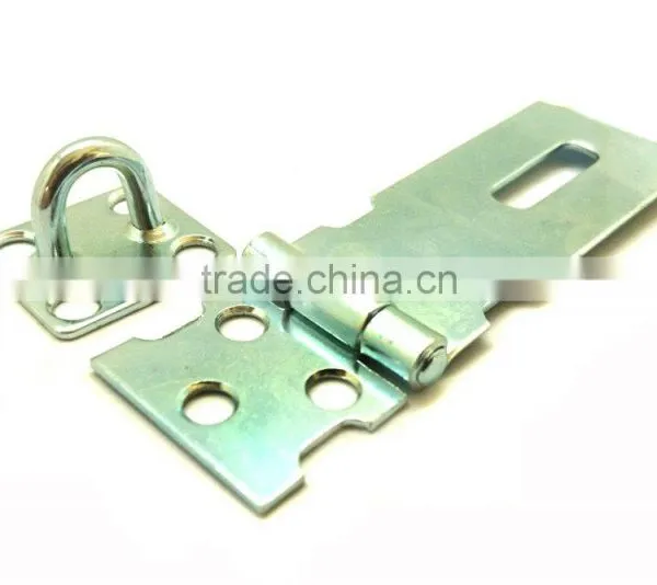 Hot Safety Hasp With Loose Staple Zice Plated, Door Hasp, Steel Hasp Staple Set 2-5/8" photo-2