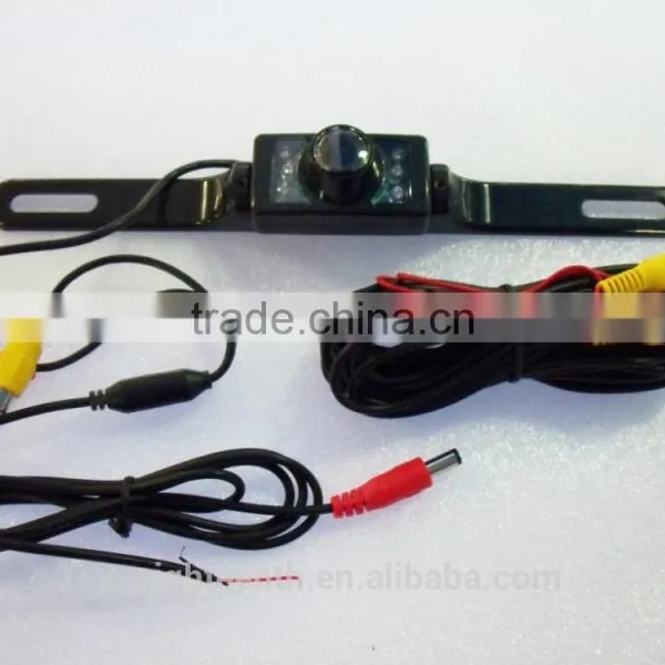 New E322 CMOS Car Night Vision Waterproof 7 LED Rear View Reverse Backup Parking Camera photo-2