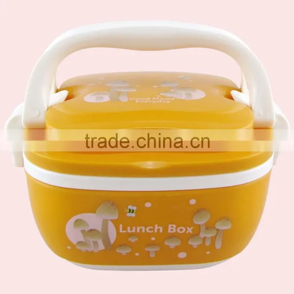 Square Shape Single Layer Plastic Disposable Storage Lunch Box With Lock photo-5