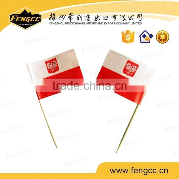 Promotion Cheap Mini Stick Flag Paper Flag in Cutom Print photo-2
