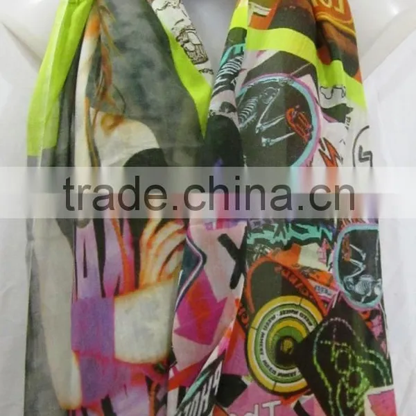 Modal Digital Printed Shawls photo-5
