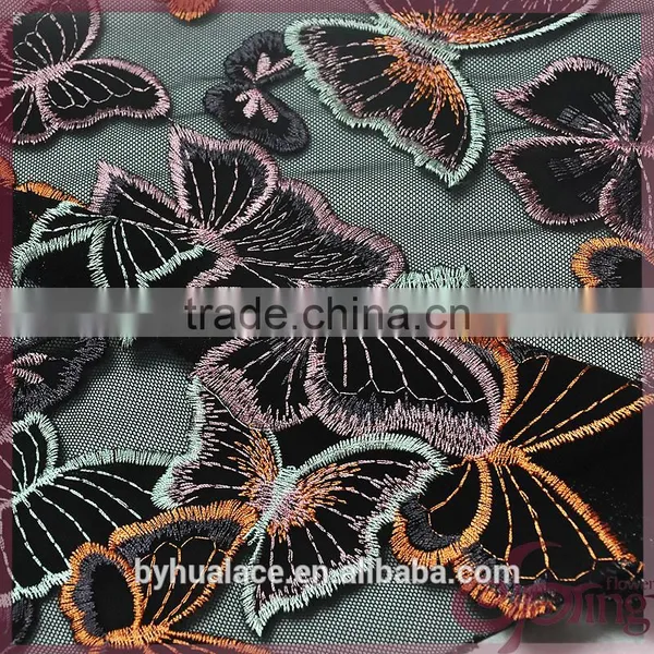 Colorful Wholesale Cheap Allover Sequin Lace Fabric for Party Dress photo-6