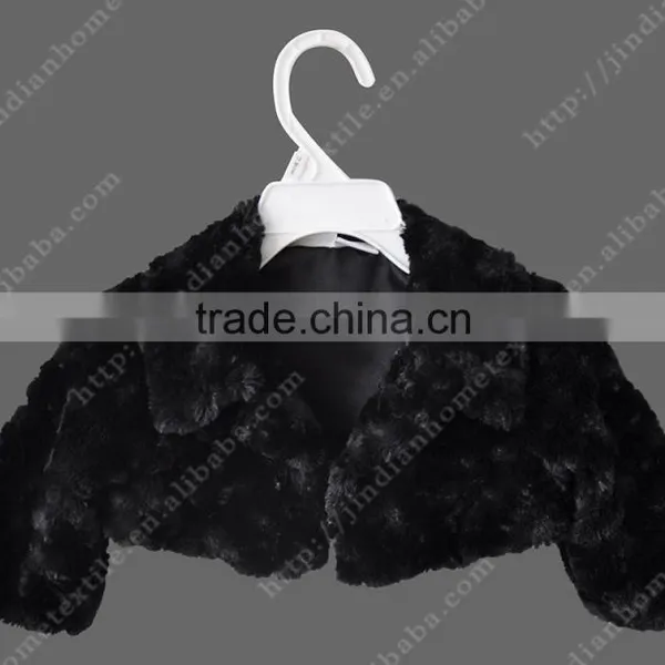 Winter New Children's Clothing Baby Girl's Coats Thick Pink Pearl Lace Fur Plush Coats