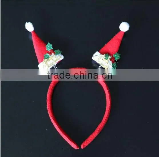 Lovely Shinning Ball Clover Feather Hairbands Diy Handmade Christmas Ball Hair Jewelry for 2016 Christmas Promotional Gifts photo-6