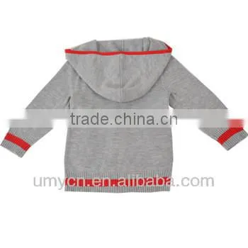 2014 Spring 100% Cotton Boy's Cardigan Sweater photo-2