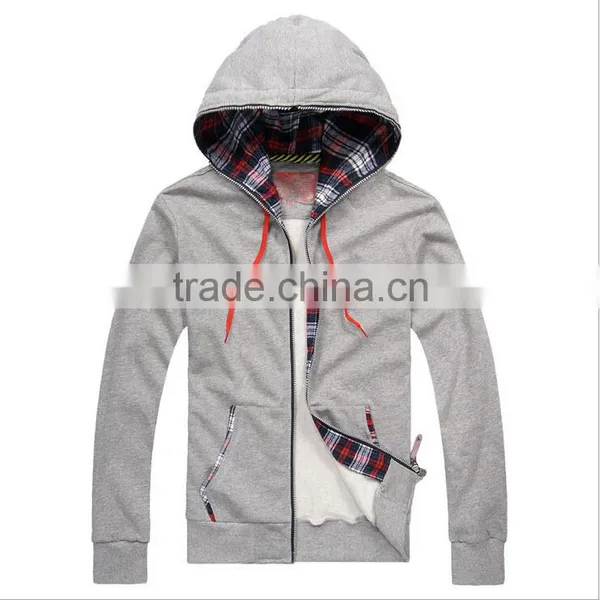 New Product China Wholesale Professional 100% Cotton Zipper Hoody photo-2