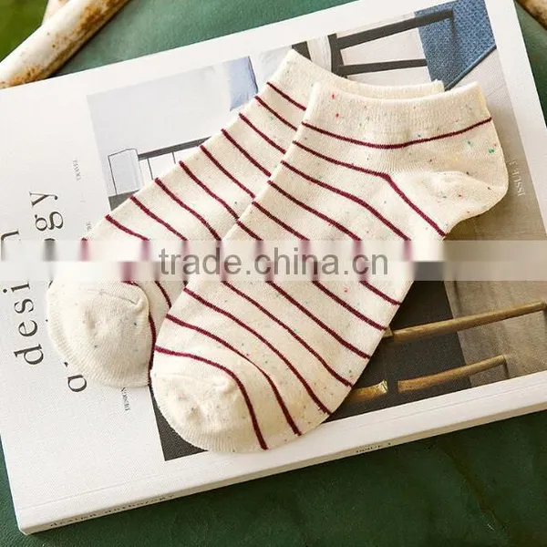 Zm33453a Japanese Style Girls Ankle Socks Simple Sport Socks for Spring photo-3