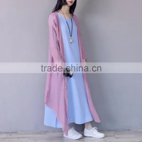 Z&M Linen Long Dress Woman Linen Dress Dress Linen photo-6