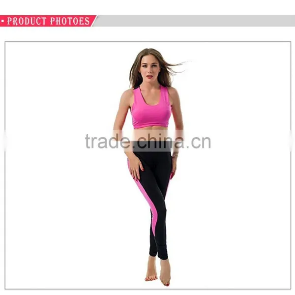 Fashion Gym & Yoga Tops And Pants Clothing Set Fitness Yoga Wear Set 2016 photo-4