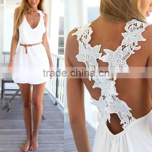 Fashion Sex Woman One-piece Chiffon Dress photo-2
