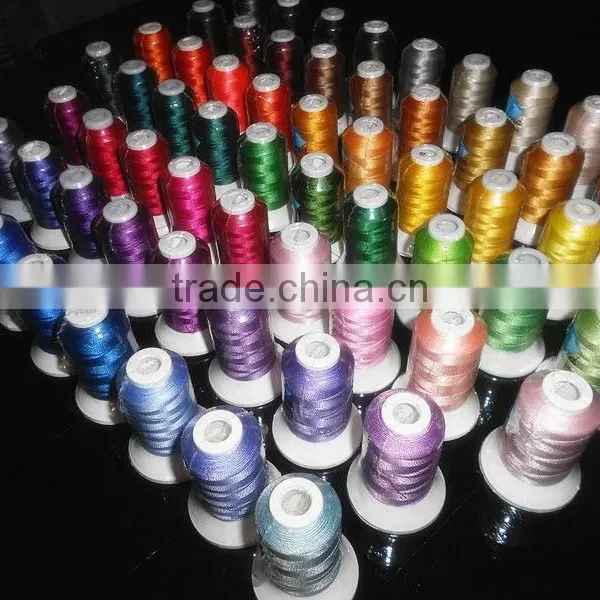 2015 Hot New 63 Brother Colors Series Machine Embroidery Thread 100% Polyester Thread ,500m*63 , 120d/2(40wt) , Free Shipping photo-4