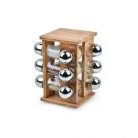 Bamboo Spice Rack Set Organizer/Homex_FSC & BSCI photo-2