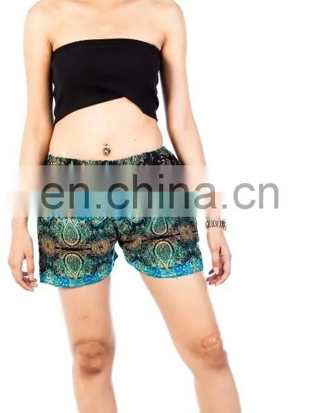 Paisley Women's Rayon Flat Sleep Casual Boxer Shorts Pants photo-4
