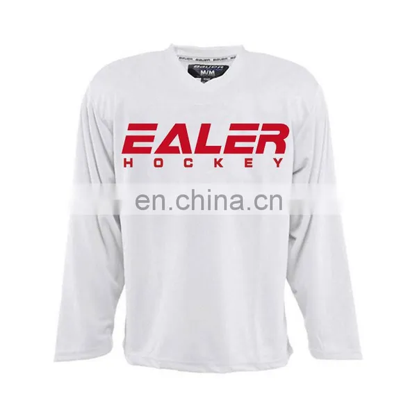 Wholesale Custom Dry Fit Sublimated Ice Hockey Team Jersey With Spandex photo-2