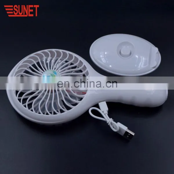 Home Appliances Portable Handheld Usb Rechargeable Battery Table Mini Ceiling Fans photo-2