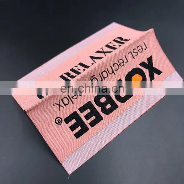 Mitre Fold Woven Label New Woven Label Printed Clothing Label photo-3