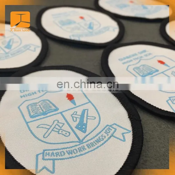 Iron on Flag Woven Embroidery Garment Patch photo-3