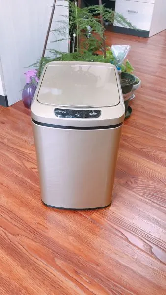 9L 12L Automatic Infrared Sensor Self Opening Home Use Plastic Stainless Steel Touchless Trash Can Sensor Waste Bin photo-2