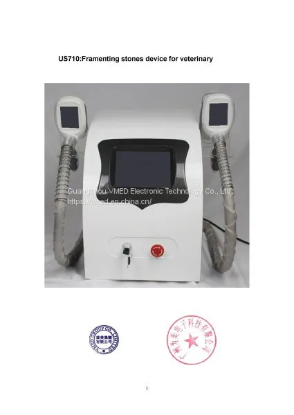 Fragment Stones Device for Veterinary