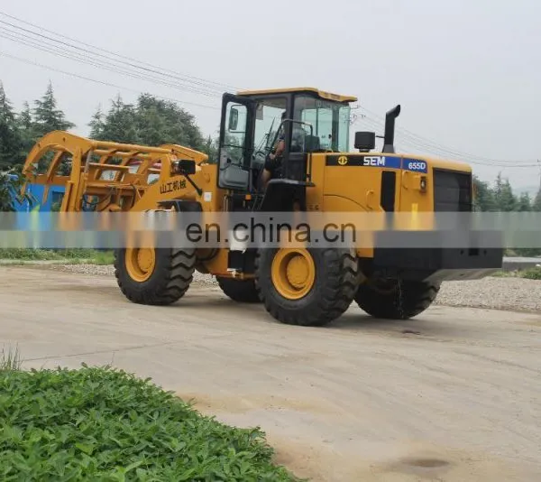 Heavy Duty 655D 5ton Wheel Loader With Log Fork photo-5