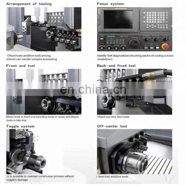 Sm205 Swiss Type 5 Axis Cnc Automatic Lathe and Milling Machine photo-4