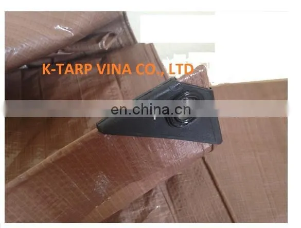170 GSM Brown Waterproof Tarpaulin Ground Sheet Covers For Camping, Fishing, Gardening & Pets photo-2